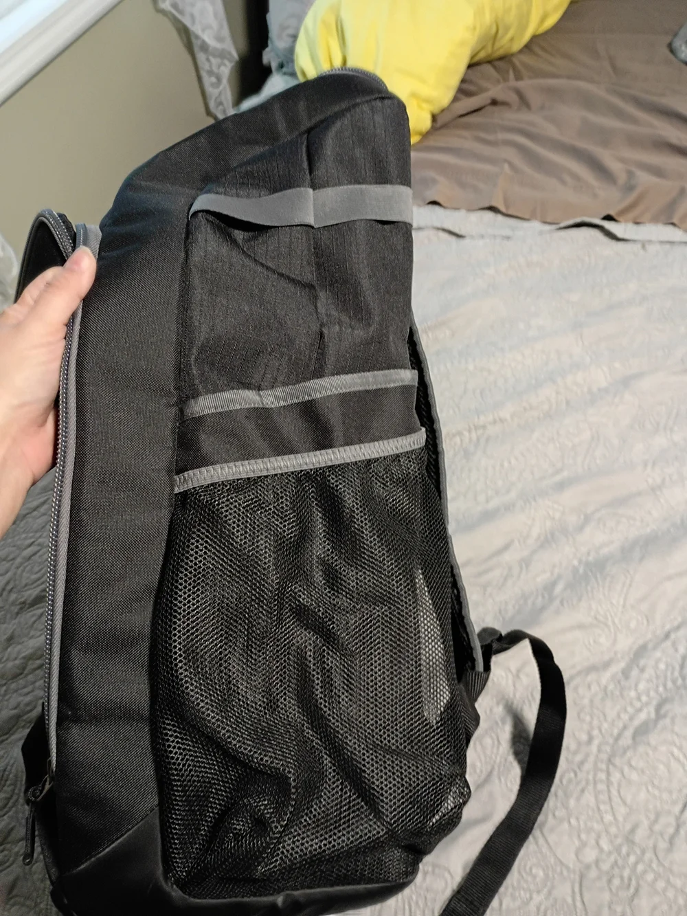 Miken Black Sports Backpack - Durable Men's Bag